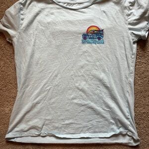 Women's Short Sleeve Tee in Light Blue